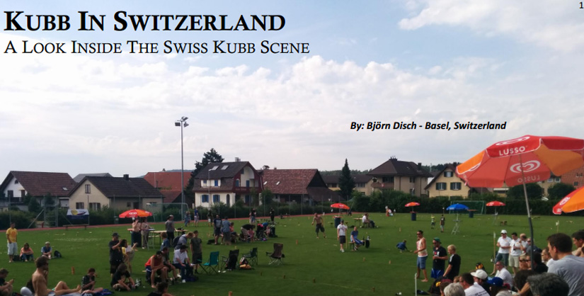 Grosser Bericht über Schweizer Kubb-Szene im Kubbnation Magazine 2015